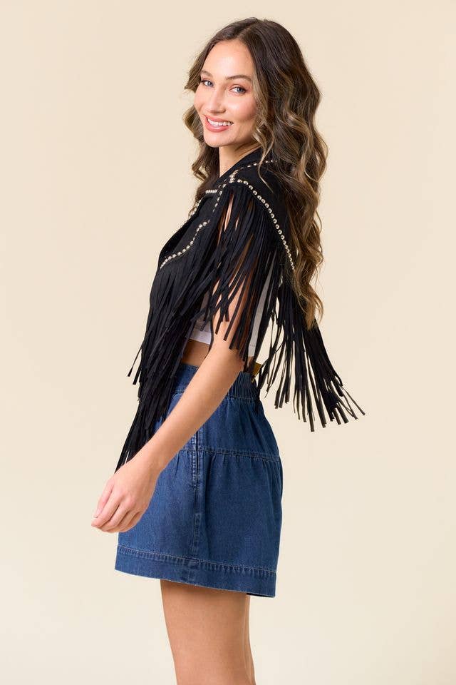 Midnight Rodeo Fringe Jacket