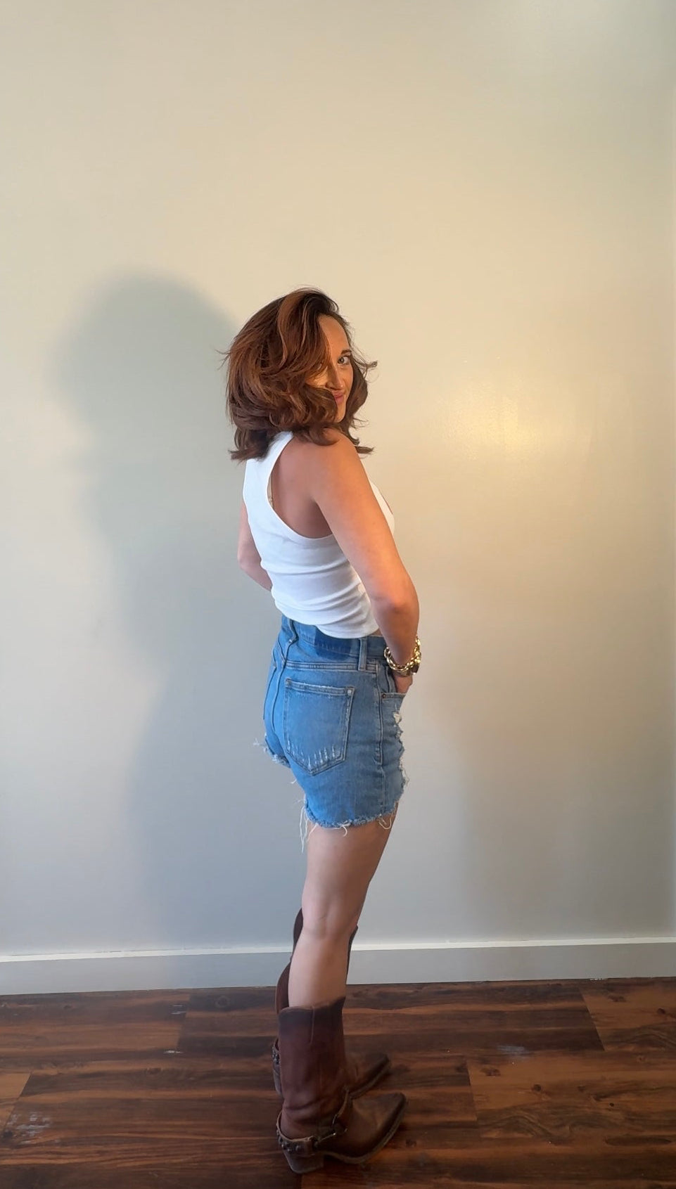 Cool It, Cowboy Cropped Tank